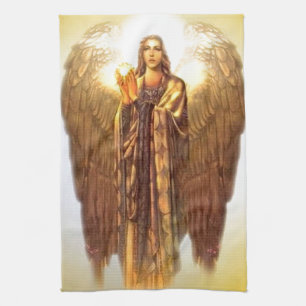 Archangel Uriel Kitchen Towel