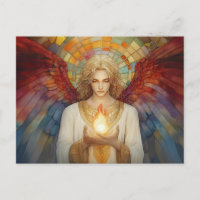 Archangel Uriel The Flame of God Rainbow Mosaic