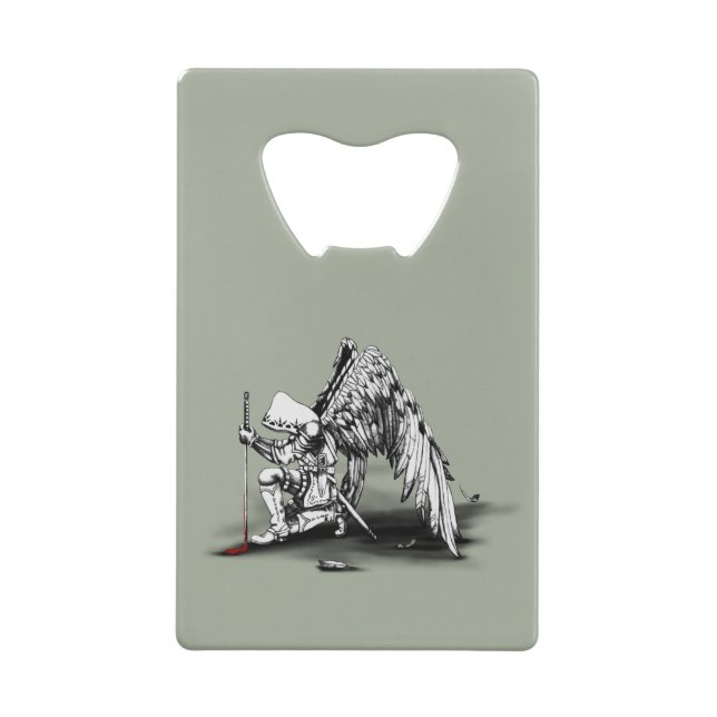 ArchAngel Warrior Credit Card Bottle Opener (Back)