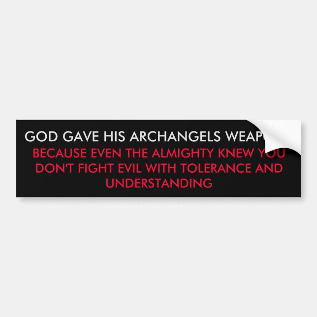 Archangels Bumper Sticker (Front)