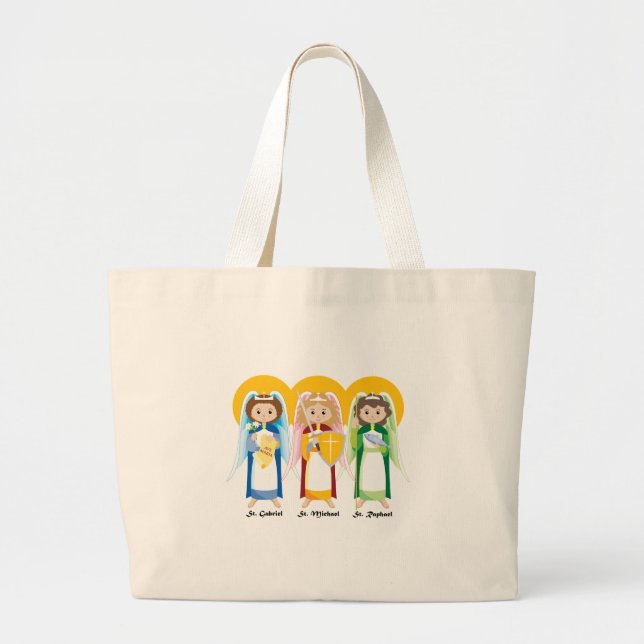 Archangels Large Tote Bag (Front)