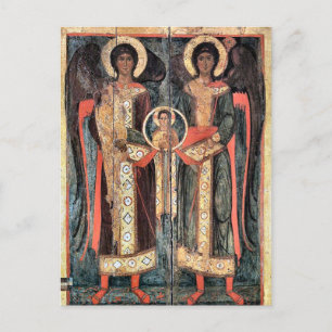 Archangels Michael and Gabriel Orthodox Christian Postcard