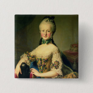 Archduchess Maria Elisabeth 2 Inch Square Button