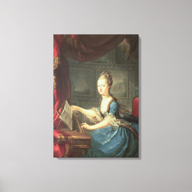 Archduchess Marie Antoinette Habsburg-Lothringen Canvas Print (Front)