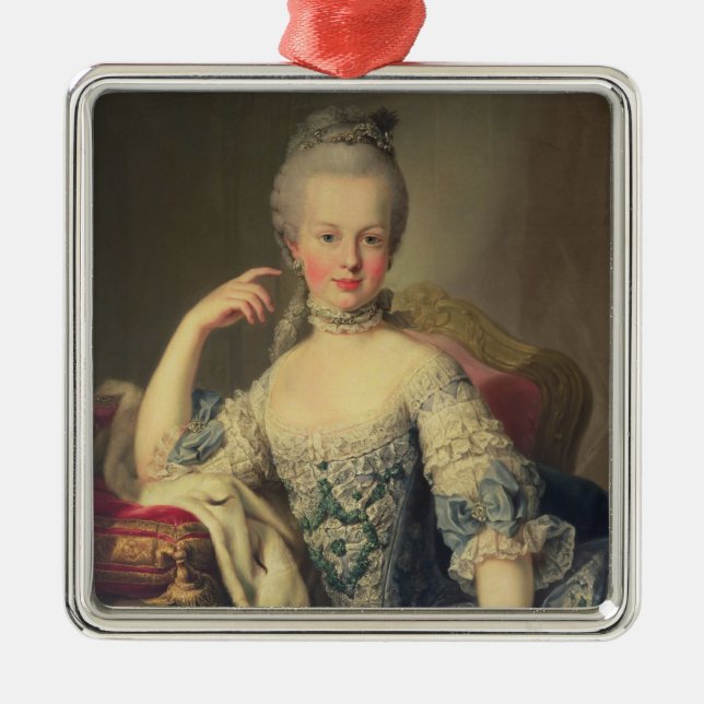 Archduchess Marie Antoinette Metal Ornament (Front)