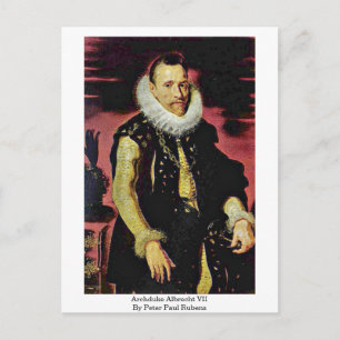 Archduke Albrecht Vii By Peter Paul Rubens Postcard
