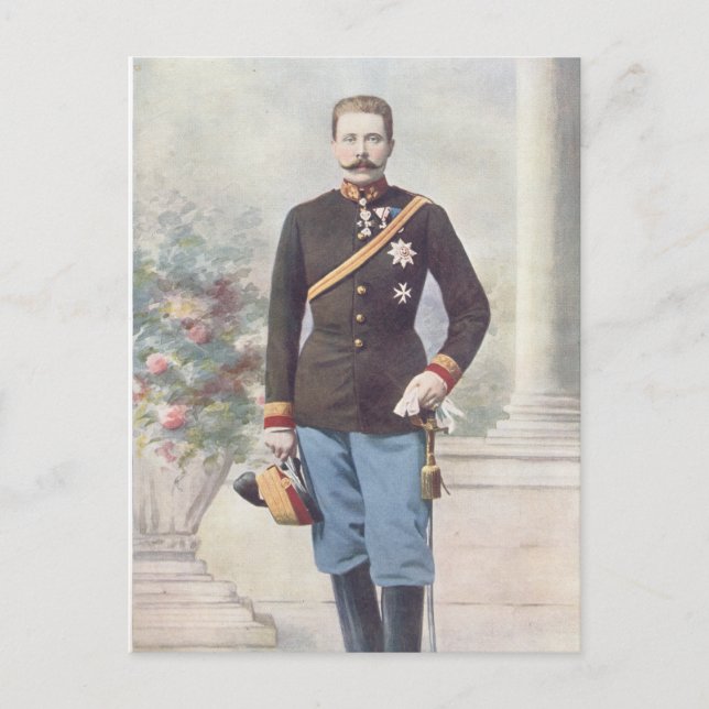 Archduke Franz Ferdinand of Austria Postcard (Front)