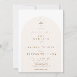 Arche   Invitations de mariage minimalistes