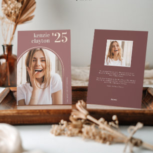 Arche moderne Faire-part d'obtention du diplôme