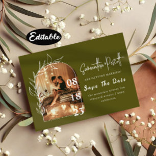 Arche Romantique Sage Green Enregistrer Les Cartes