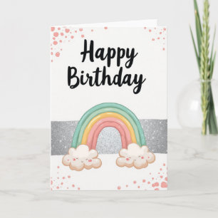 Arched Birthday Rainbow Card