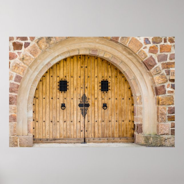 Arched Doorway, France Poster (Front)