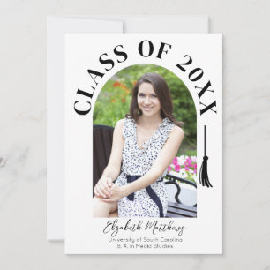 Arched Frame Graduation Announcement