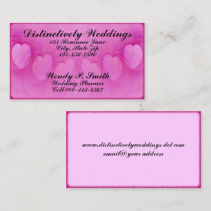 Arched Heart Line Artwork Business Card