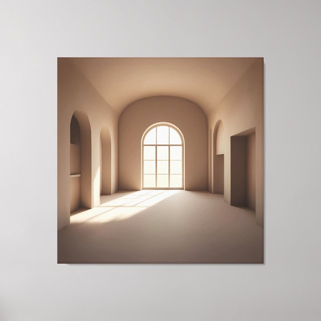 Arched Light Interior Canvas Print (Front)