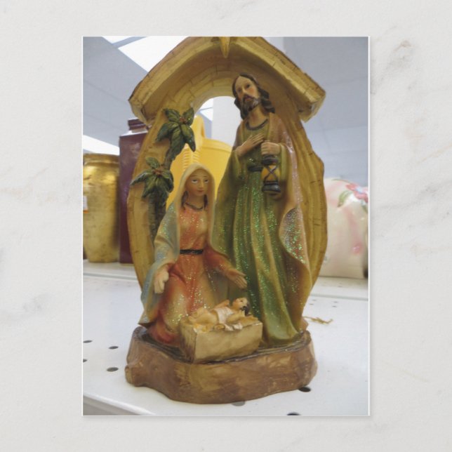 Arched Nativity Postcard (Front)