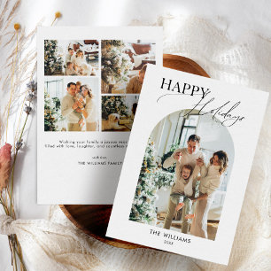 Arched Photo Holiday Card Photo Christmas Card