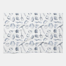 Archeological Fragments Tea Towel