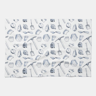 Archeological Fragments Tea Towel