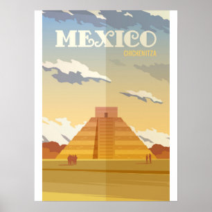 Archeology Mexico Poster