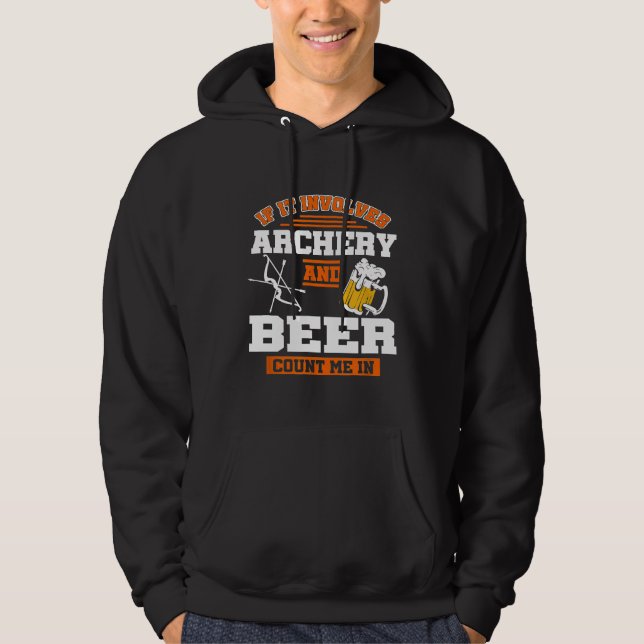 Archer Archery Bowhunter Hoodie (Front)