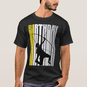 Archer Birthday Archery Retro Teen Teenagers Yello T-Shirt