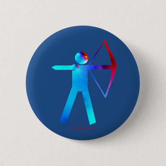 Archer in Colour Button (Front)