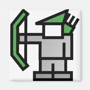 Archer in Green Magnet