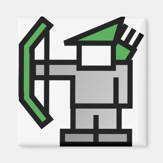 Archer in Green Magnet (Front)