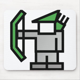 Archer in Green Mouse Pad