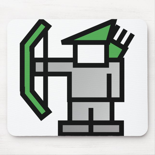 Archer in Green Mouse Pad (Front)