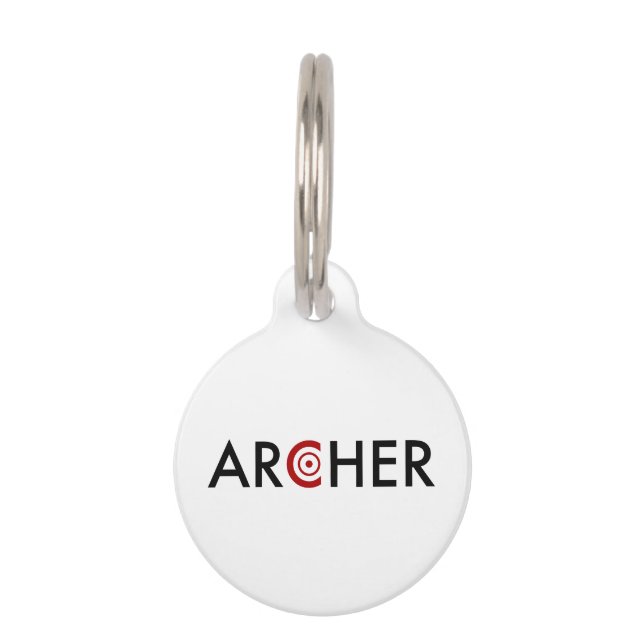 Archer Pet Tag (Front)