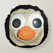 Archer Round Coussin (Googly Eyes)
