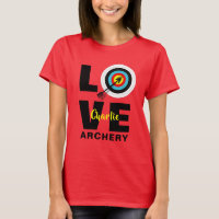 Archer Target Board Love Archery Personalized