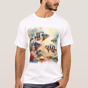Archerfish Harmony 050624AREF121 - Watercolor T-Shirt