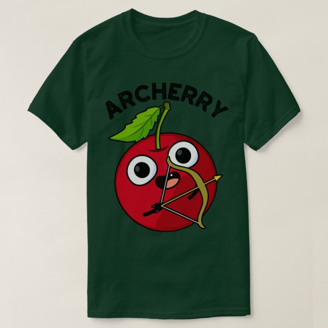 Archerry Funny Fruit Archery Pun 1 T-Shirt (Design Front)