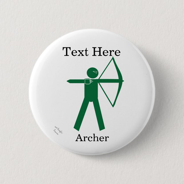 Archer's Pin Badge - customize (Front)