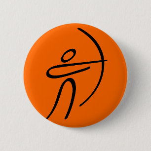 Archery 2 Inch Round Button