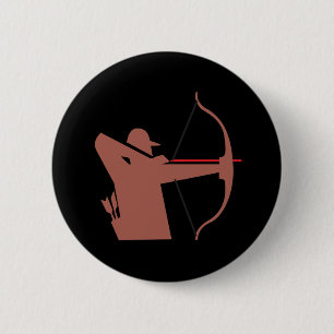 Archery 2 Inch Round Button