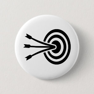 Archery 2 Inch Round Button