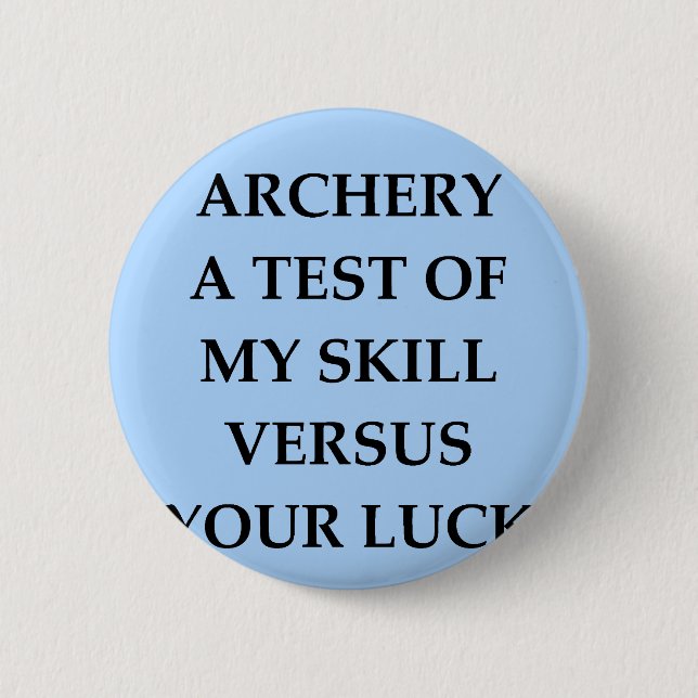 archery 2 inch round button (Front)