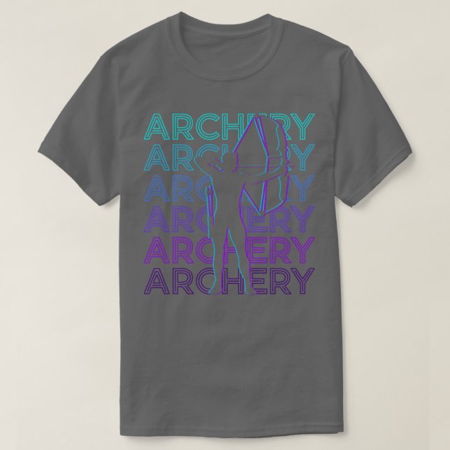 Archery Archer Retro Archery Gift T-Shirt (Design Front)