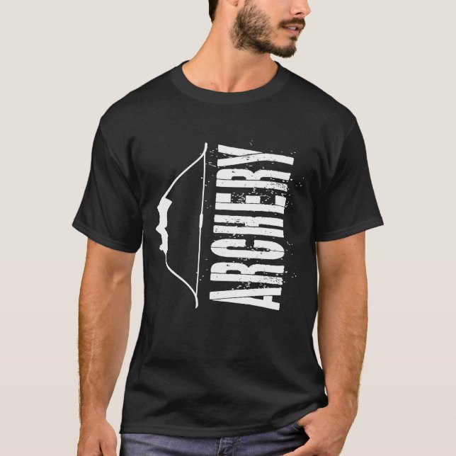 Archery Archery Archery Archer Bow And Arrow T-Shirt (Front)