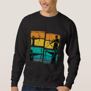 Archery Archery Archery Retro Vintage Sweatshirt