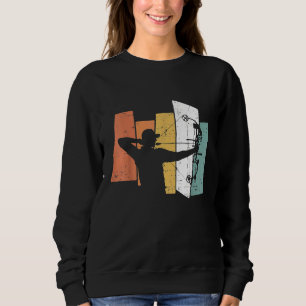 Archery Arrow Bow Vintage Retro Sweatshirt