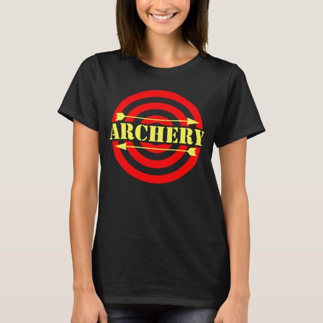 Archery Arrows Bow And Arrow Targets Archery T-Shirt (Front)
