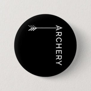 Archery Bow And Arrow Shooting Hunting Shirt Gift 2 Inch Round Button