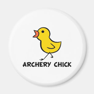 Archery Chick Magnet