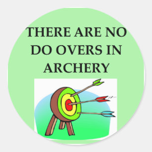 ARCHERY CLASSIC ROUND STICKER