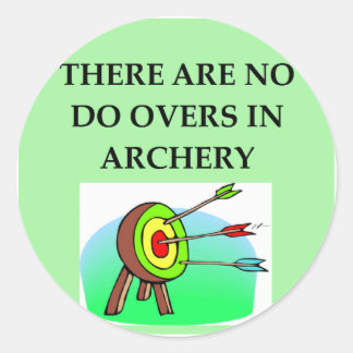 ARCHERY CLASSIC ROUND STICKER